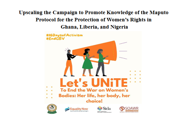 Upscaling The Campaign To Promote Knowledge Of The Maputo Protocol For